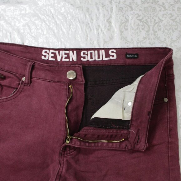SEVEN SOULS Skinny Fit Pants Size 36x30 - Picture 6 of 7